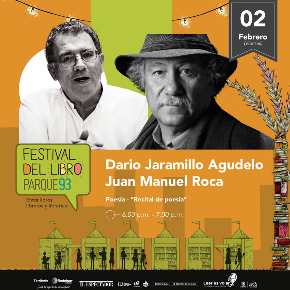 Recital de poesía: Juan Manuel Roca y Darío Jaramillo Agudelo